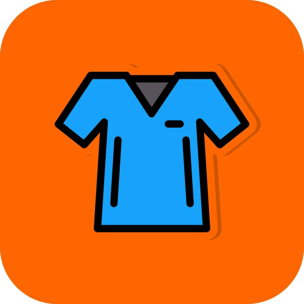 V Neck Shirt Vector Icon Design