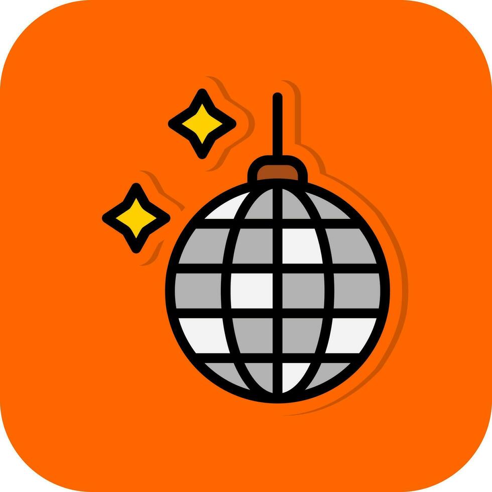 diseño de icono de vector de bola de discoteca