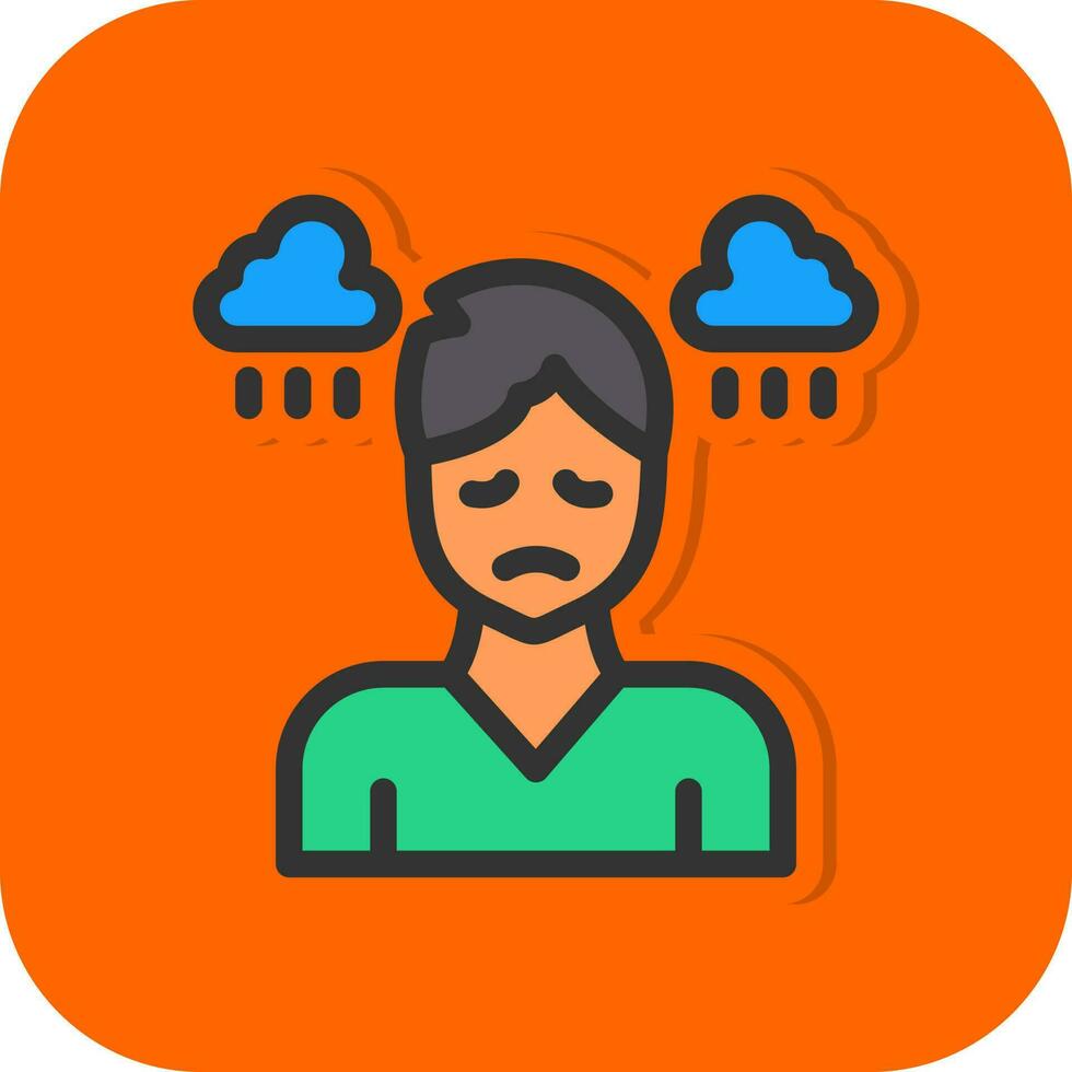 Depression Vector Icon Design