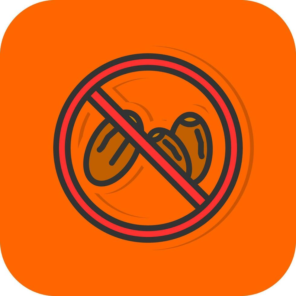 No Eating Vector Icon Design