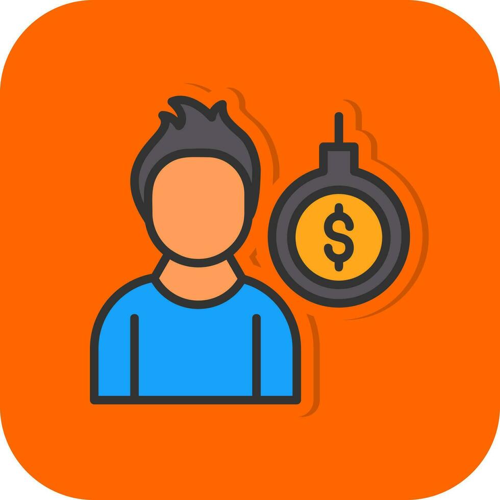Debt Vector Icon Design