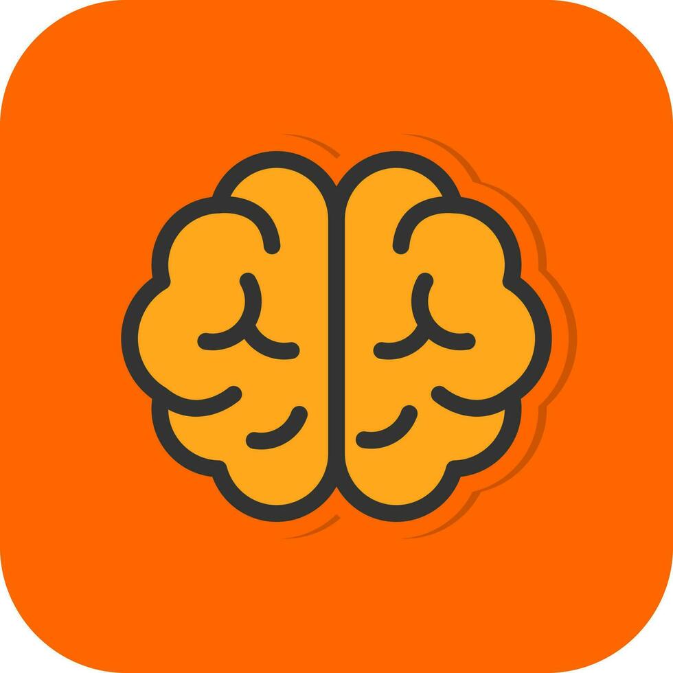 diseño de icono de vector de cerebro