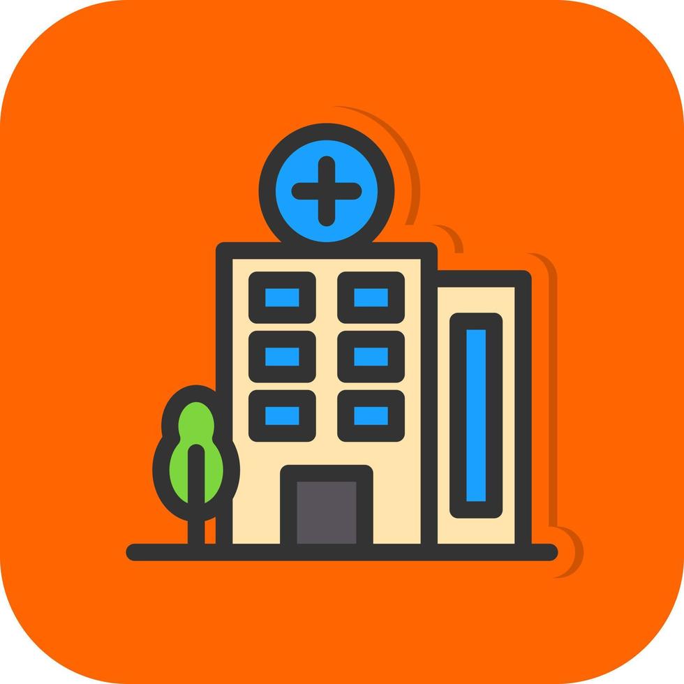 Hospital Vector Icon Design