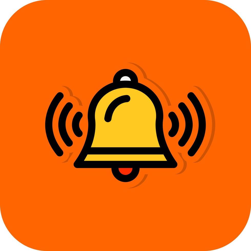 Ring Bell Vector Icon Design