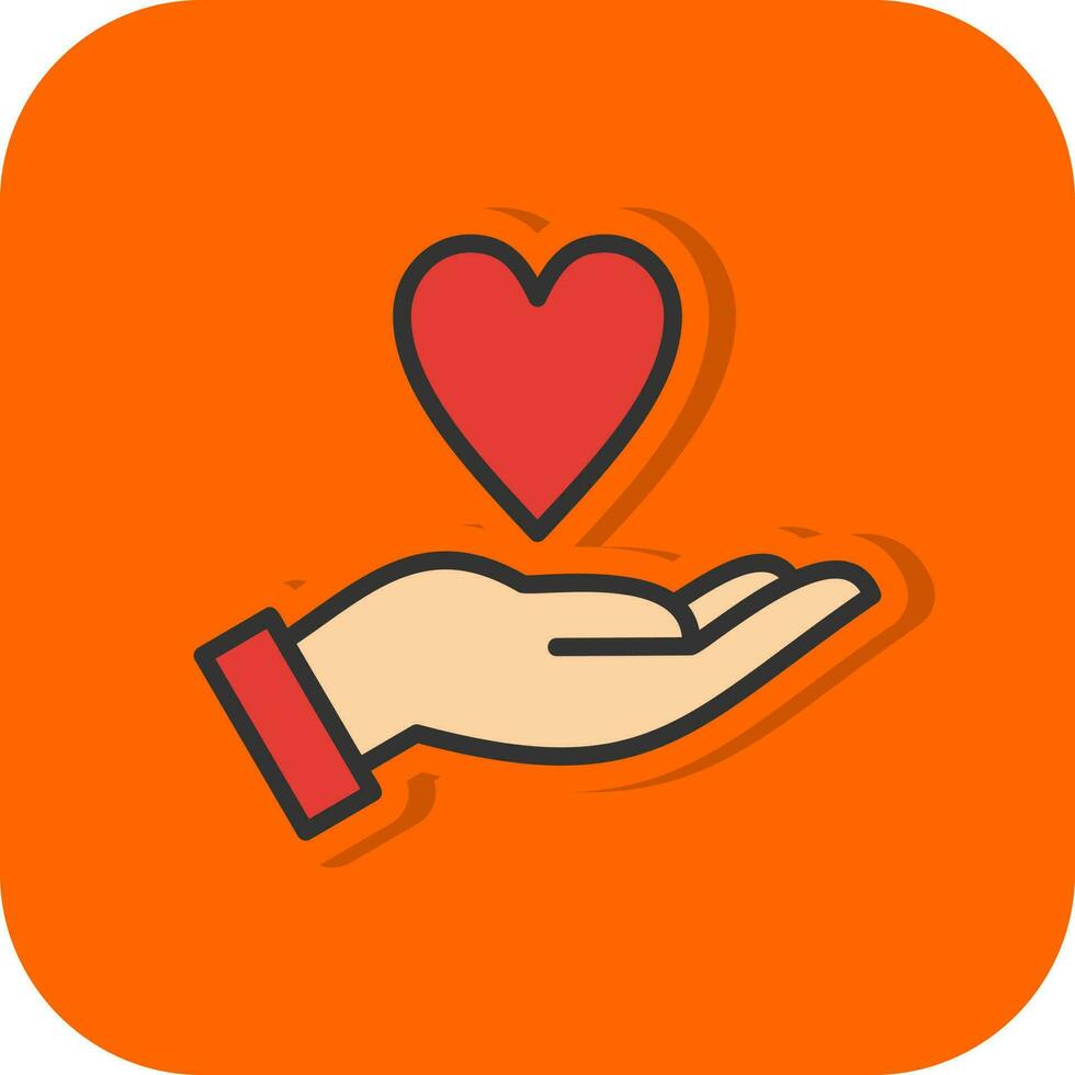 Charity Stamp Vector Icon Design