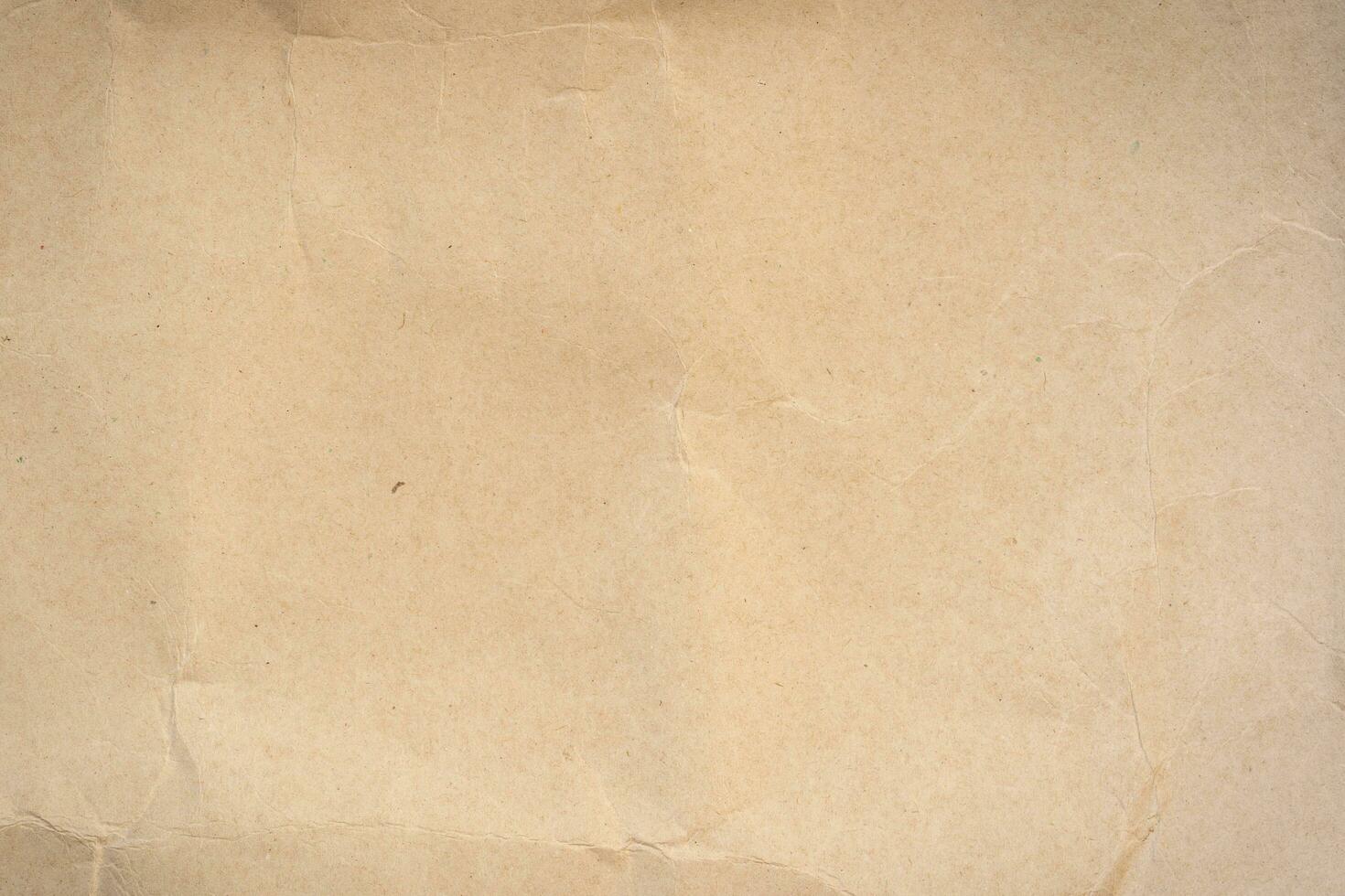 Close up  crumpled brown paper texture and background photo