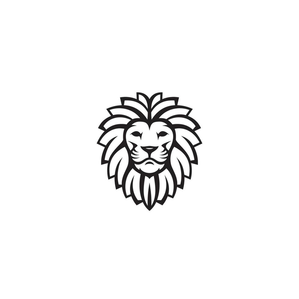 león logo o icono diseño vector