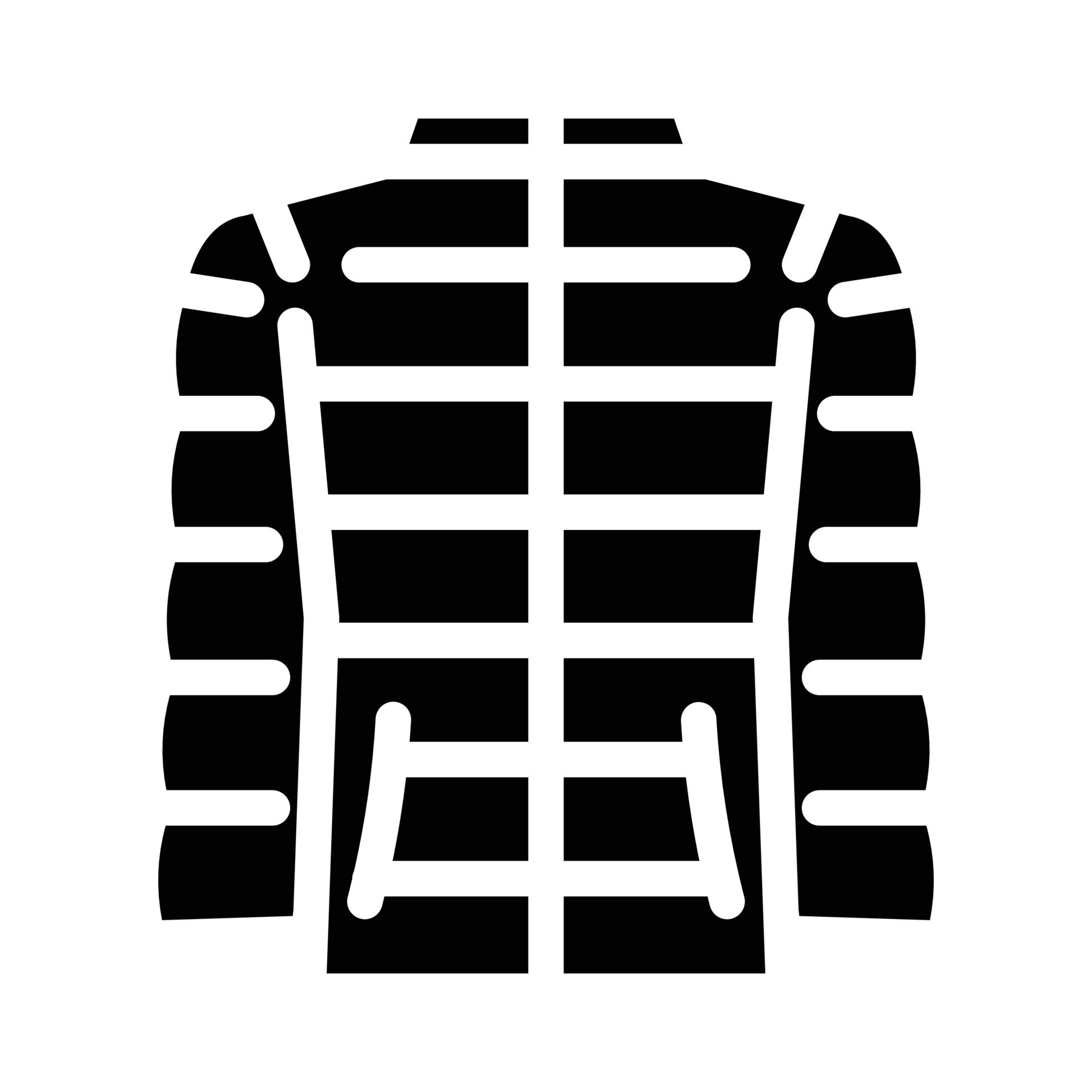 puffer outerwear male glyph icon vector illustration 20669951 Vector