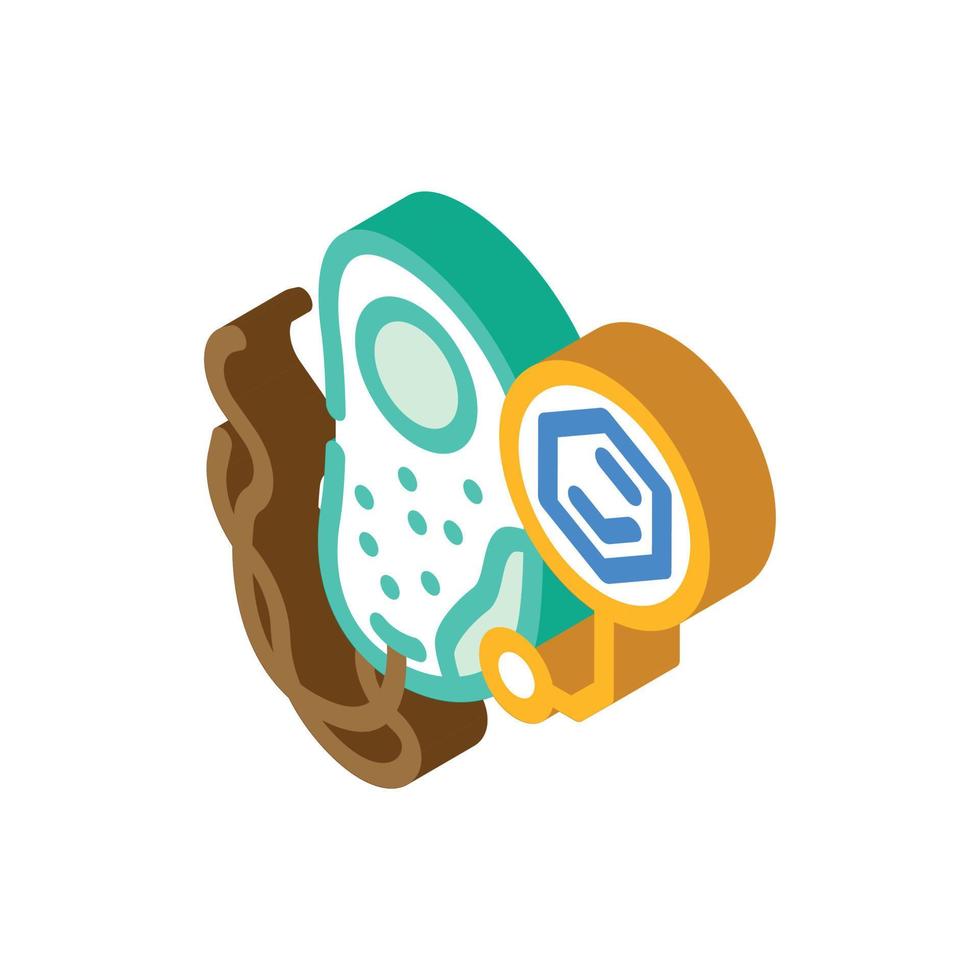 cell molecular structure isometric icon vector illustration