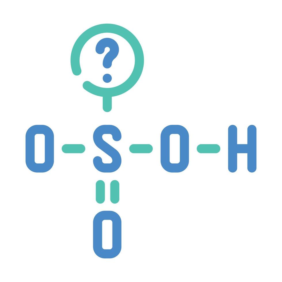 science molecular structure color icon vector illustration