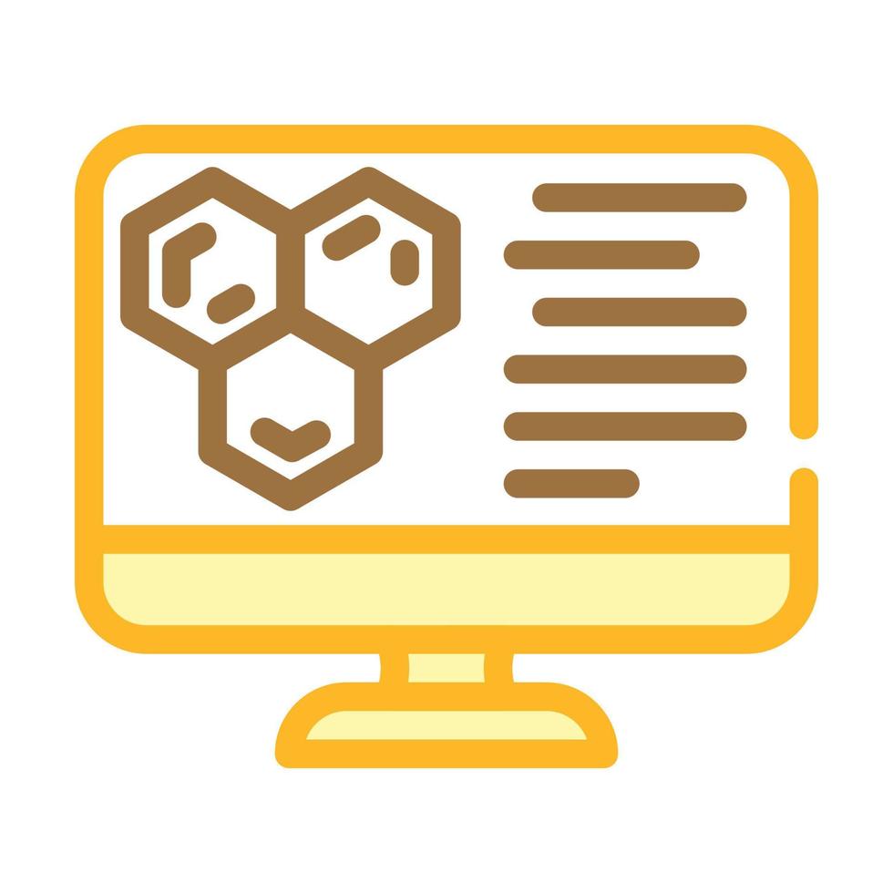 laboratory molecular structure color icon vector illustration