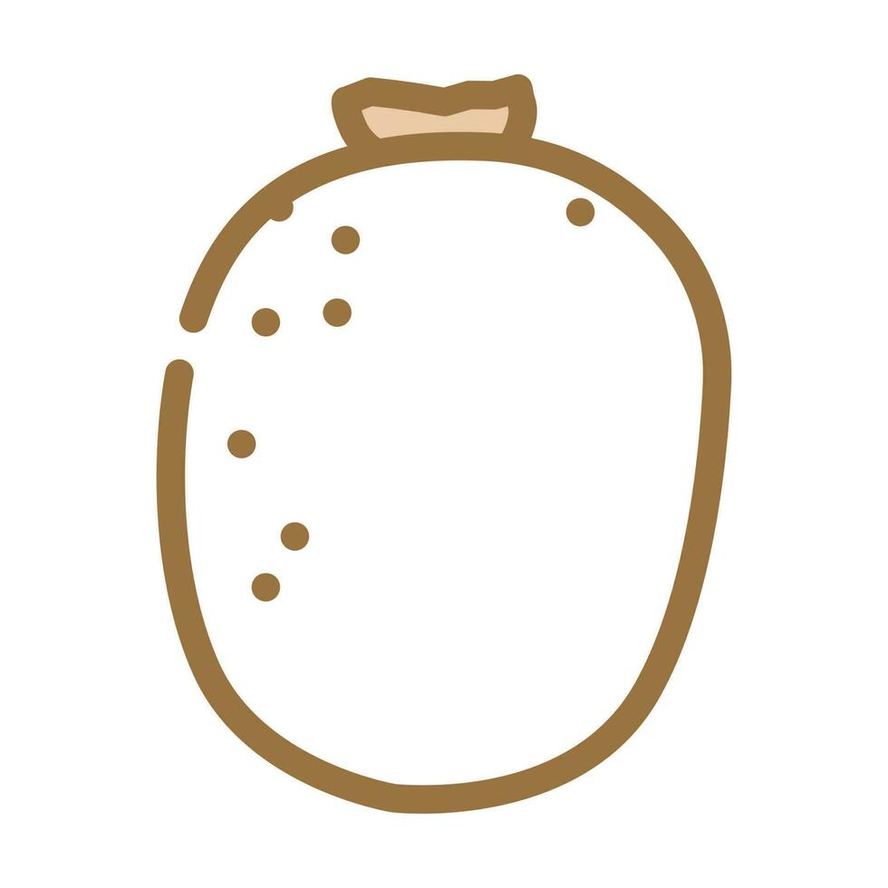 kiwi fresh color icon vector illustration