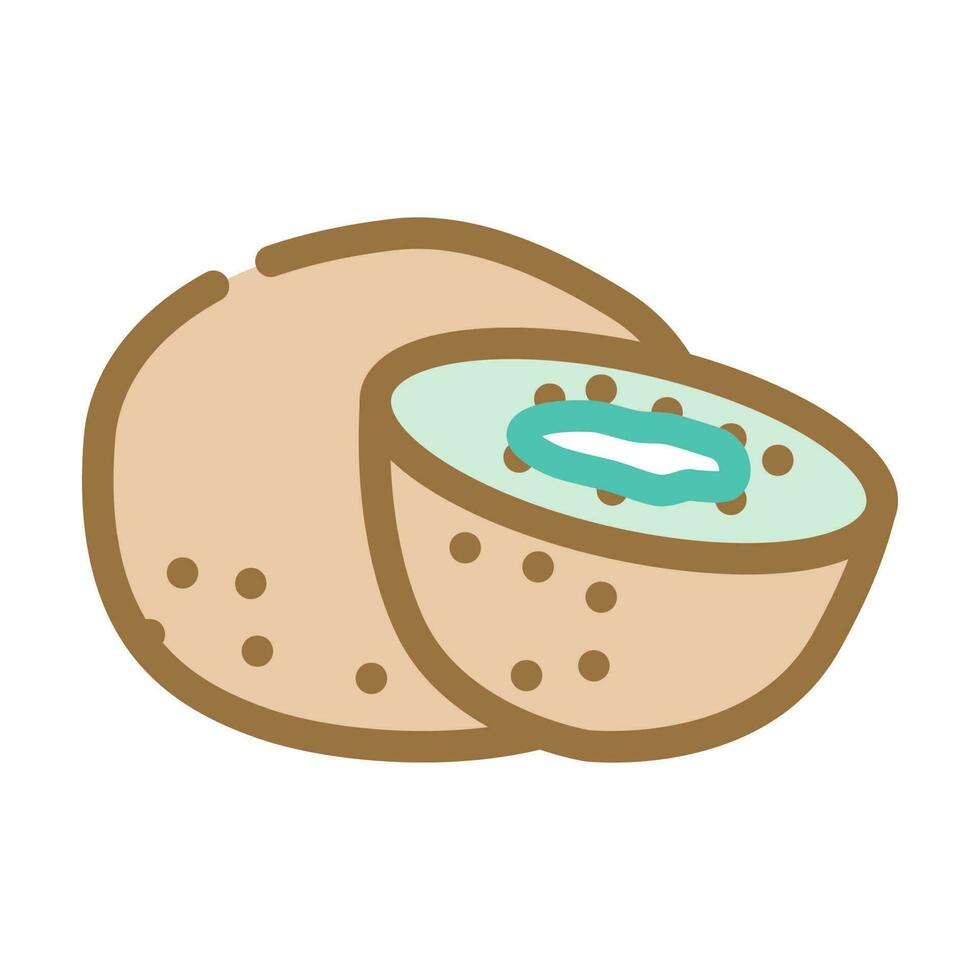 kiwi healthy color icon vector illustration