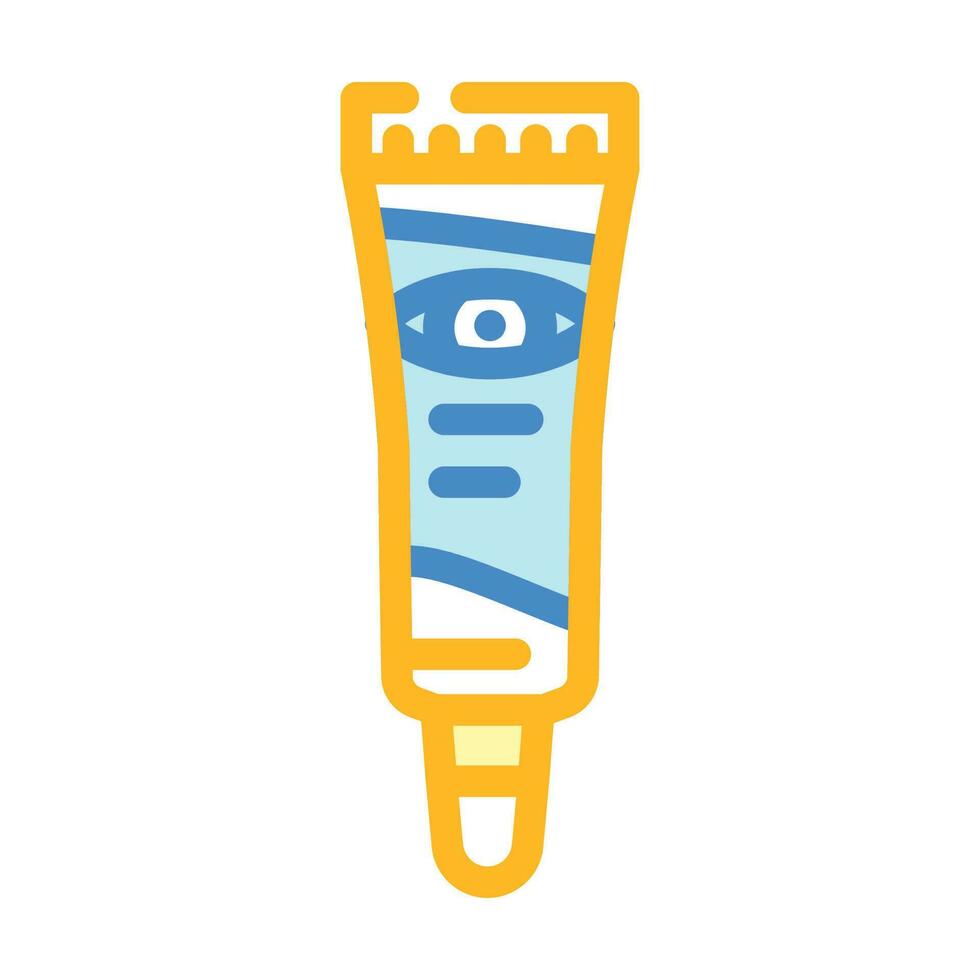 eye cream product color icon vector illustration