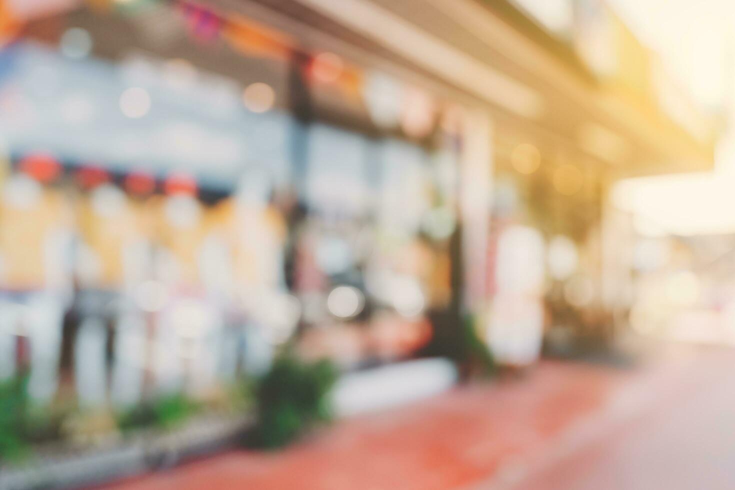 Abstract blurred light table in coffee shop and cafe with bokeh background. product display template. photo