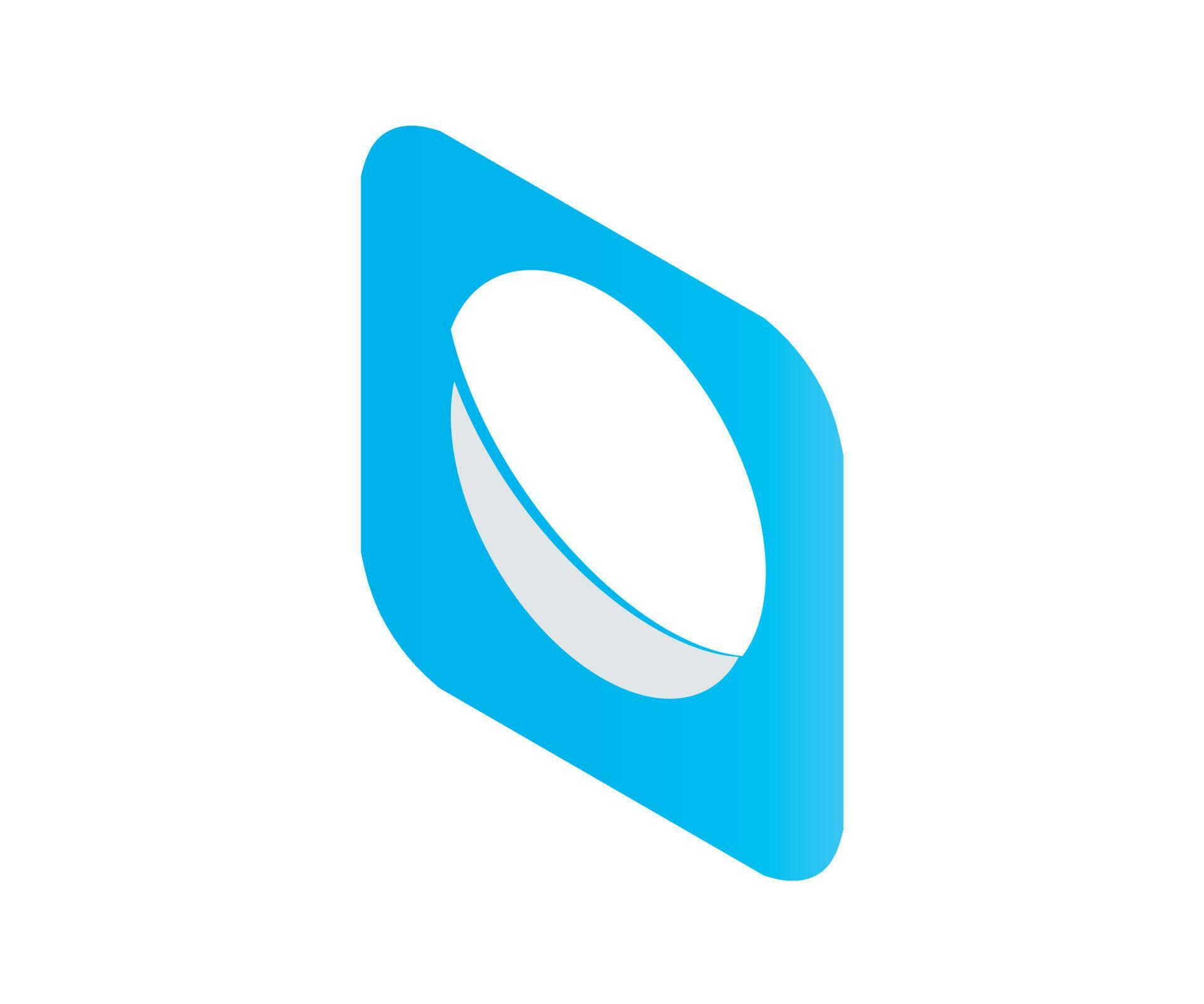 Isometric style icon of browser app isolated on white background ...