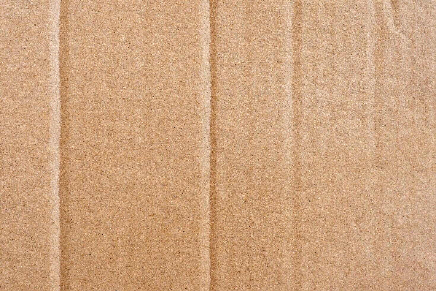 Close up brown cardboard paper box texture and background. photo