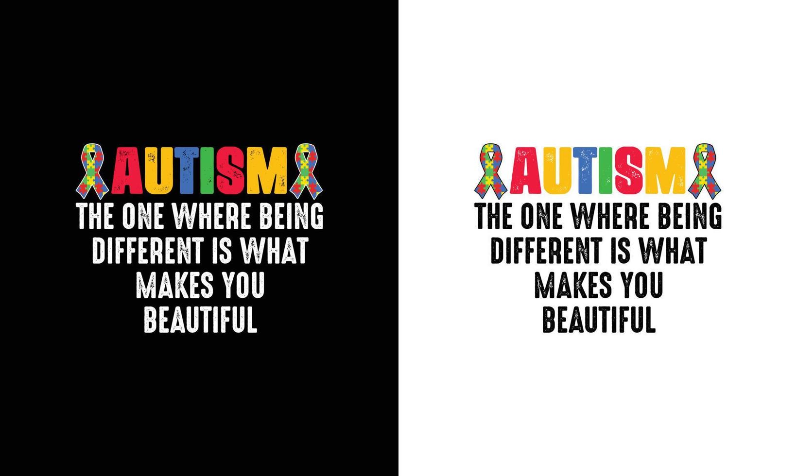 Autism Quote T shirt design, typography vector