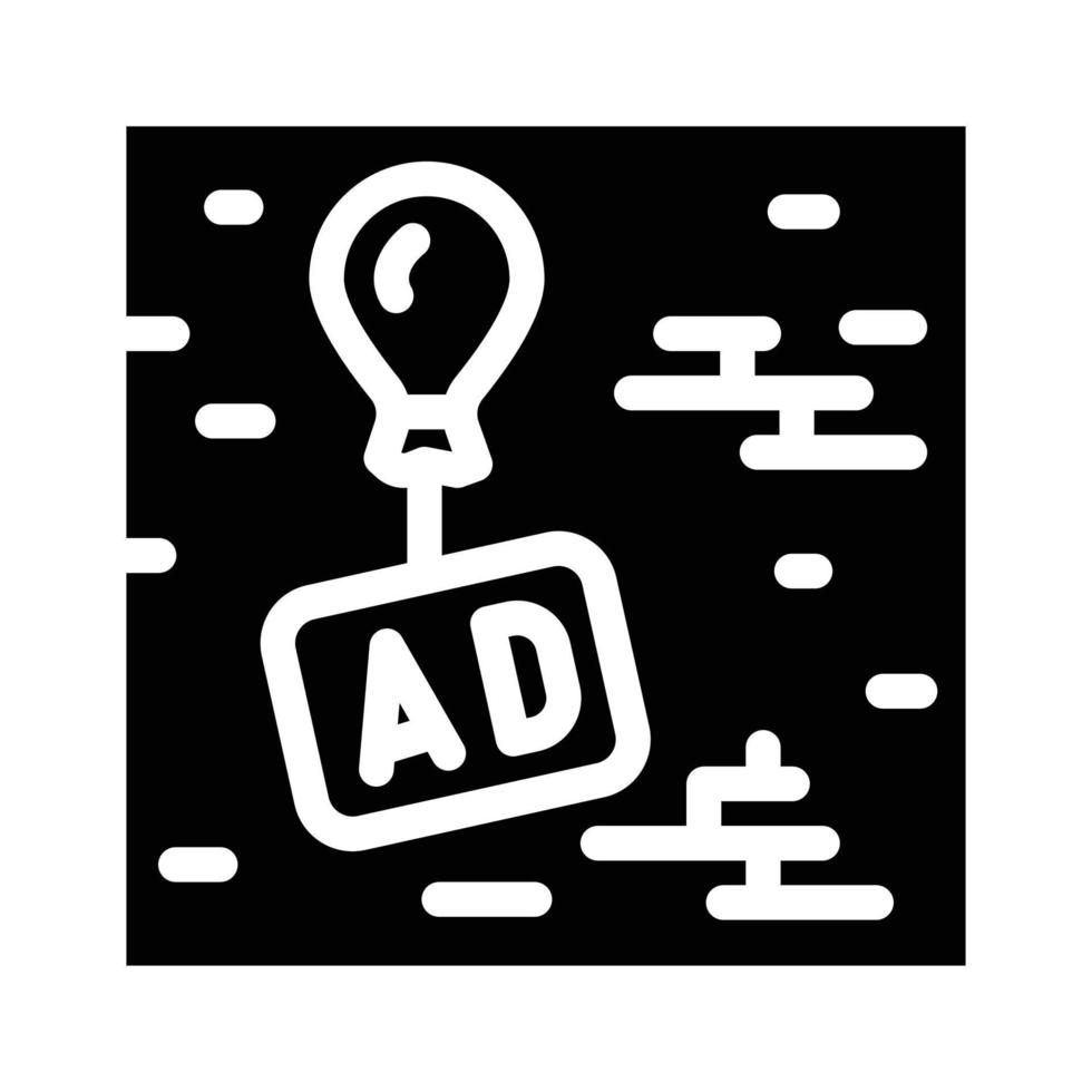 guerrilla advertising glyph icon vector illustration
