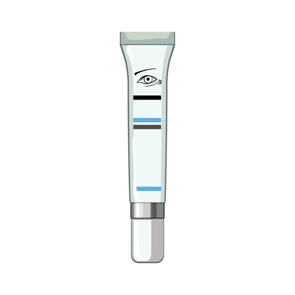 skin eye cream cartoon vector illustration