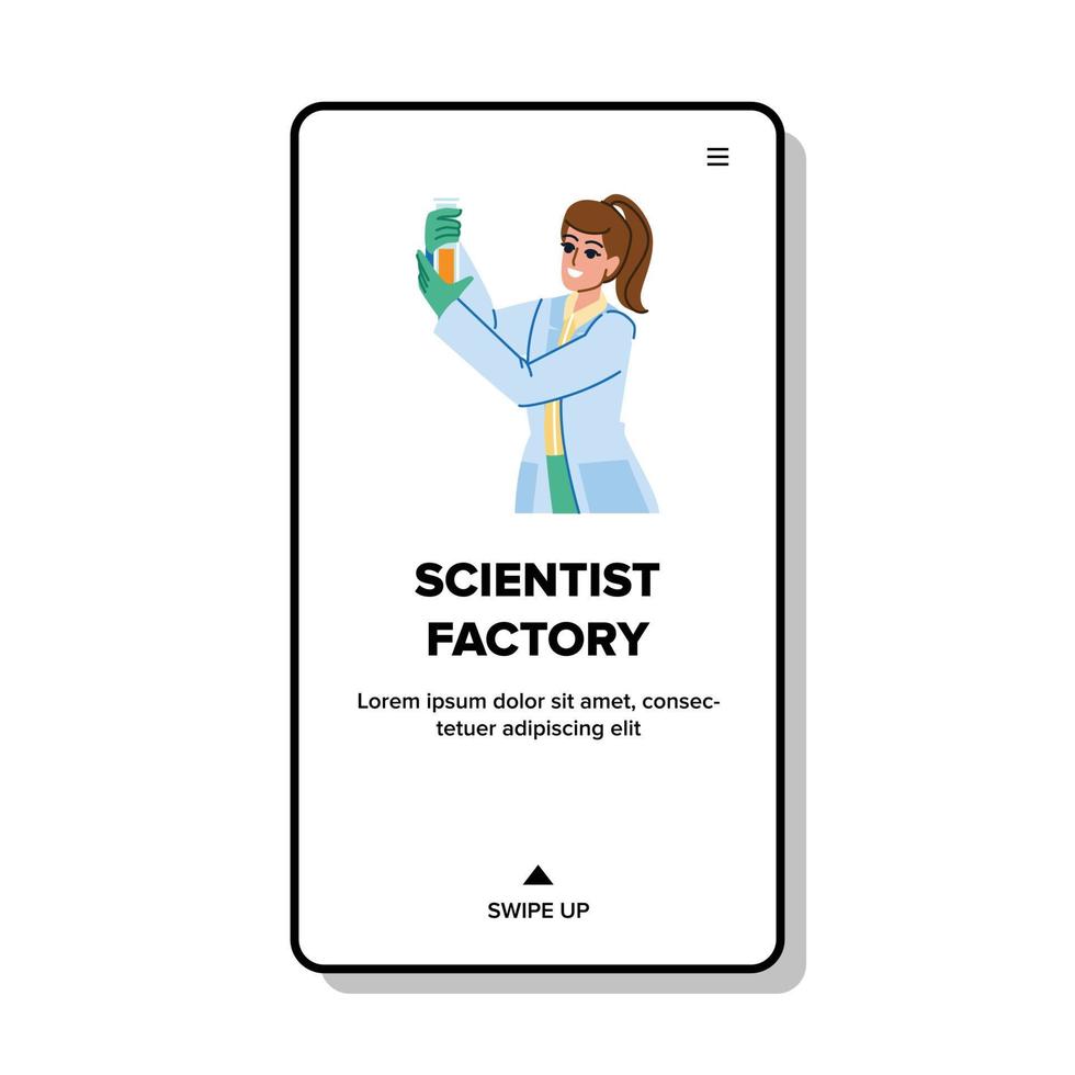 scientist factory vector