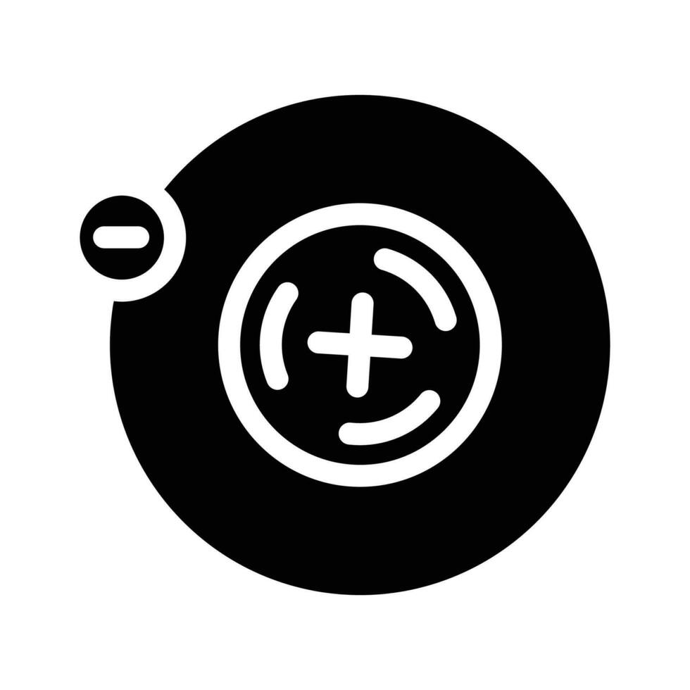 physics molecular structure glyph icon vector illustration
