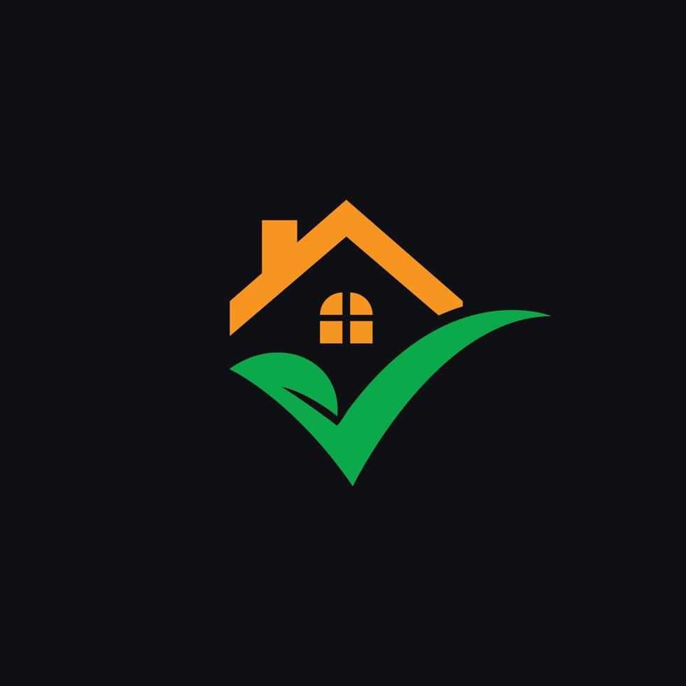 eco hogar logo vector lata editable y redimensionar