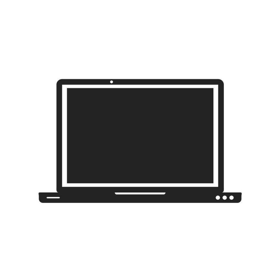 Lapton icon. Laptop icon illustration on white background. Stock vector illustration.