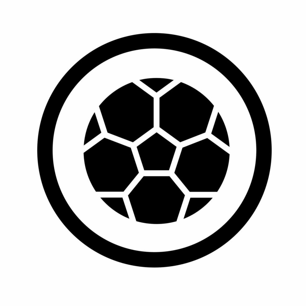 Soccer icon template illustration. vector