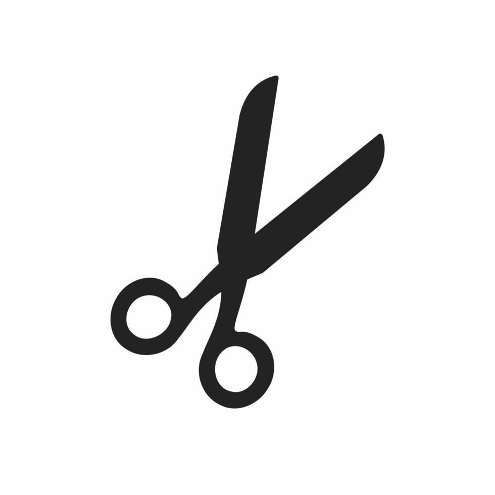 Scissors icon. scissors icon illustration on white background. Stock vector illustration.