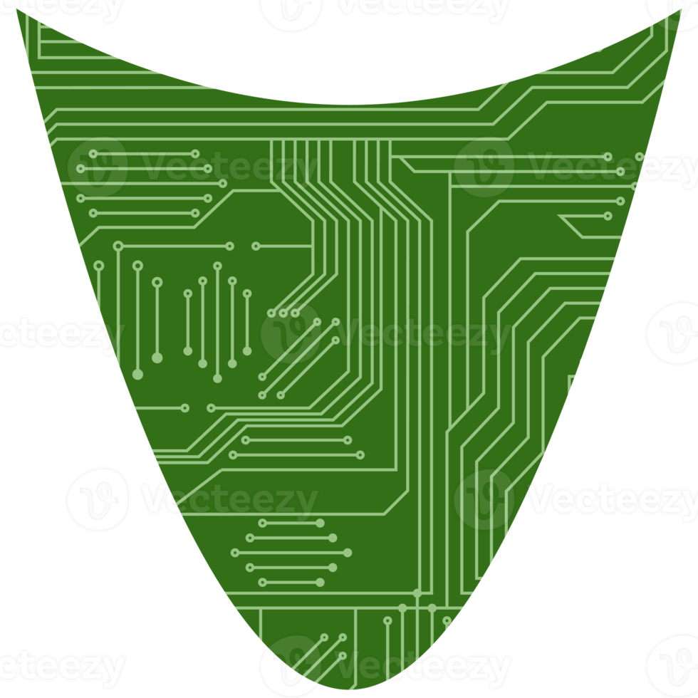 tryckt krets styrelse pcb grundläggande form png