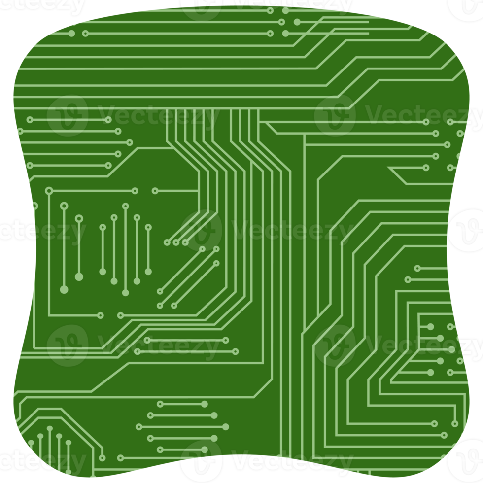 tryckt krets styrelse pcb grundläggande form png