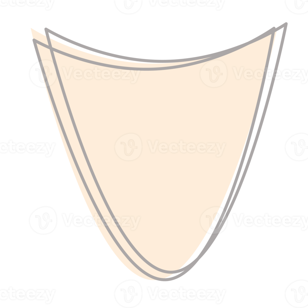 Basic gestalten abstrakt zahlen gezeichnet mit Linie png