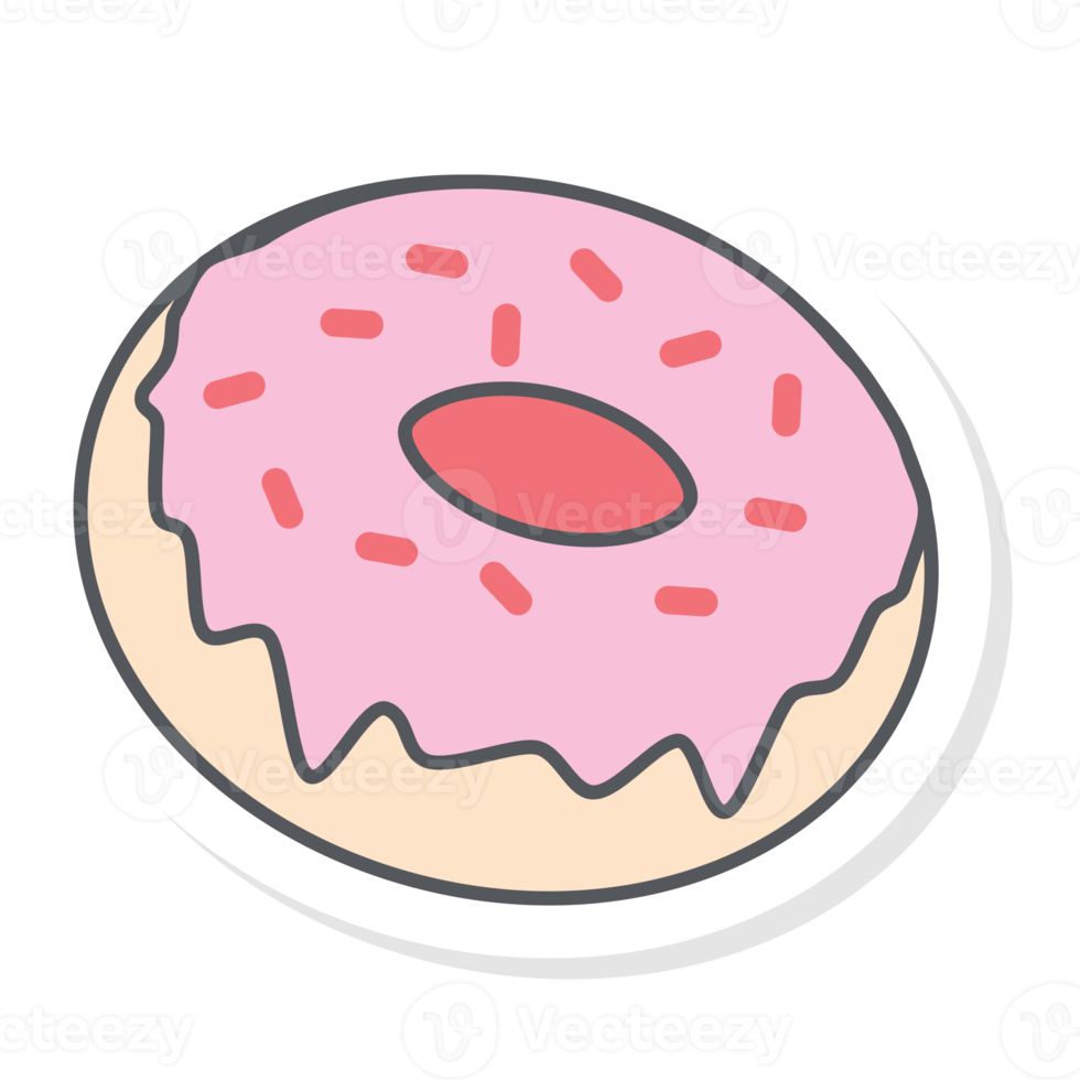 Sticker Bullet Journal Types and Kinds of Donut png