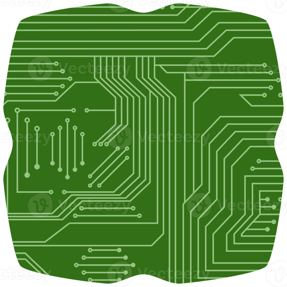 imprimé circuit planche pcb de base forme png