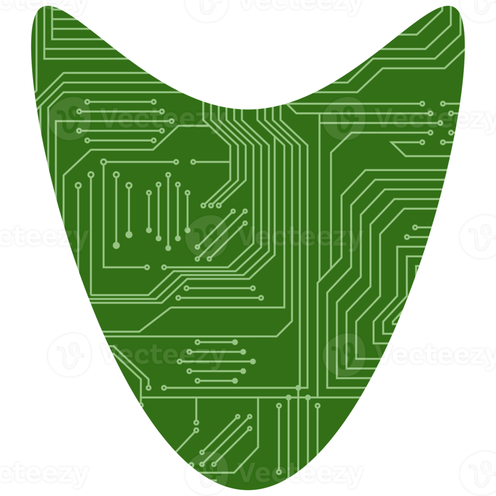 tryckt krets styrelse pcb grundläggande form png