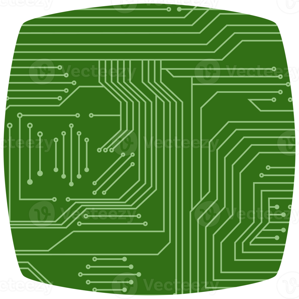 imprimé circuit planche pcb de base forme png