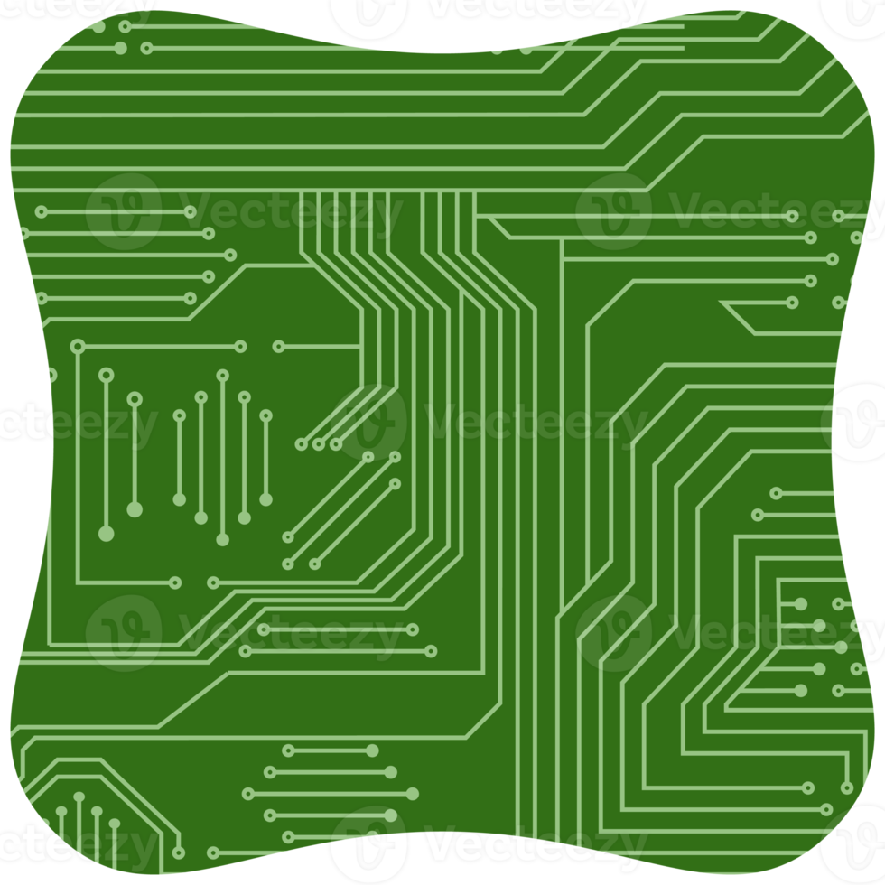 tryckt krets styrelse pcb grundläggande form png