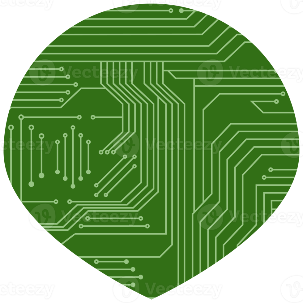 gedruckt Schaltkreis Tafel pcb Basic gestalten png
