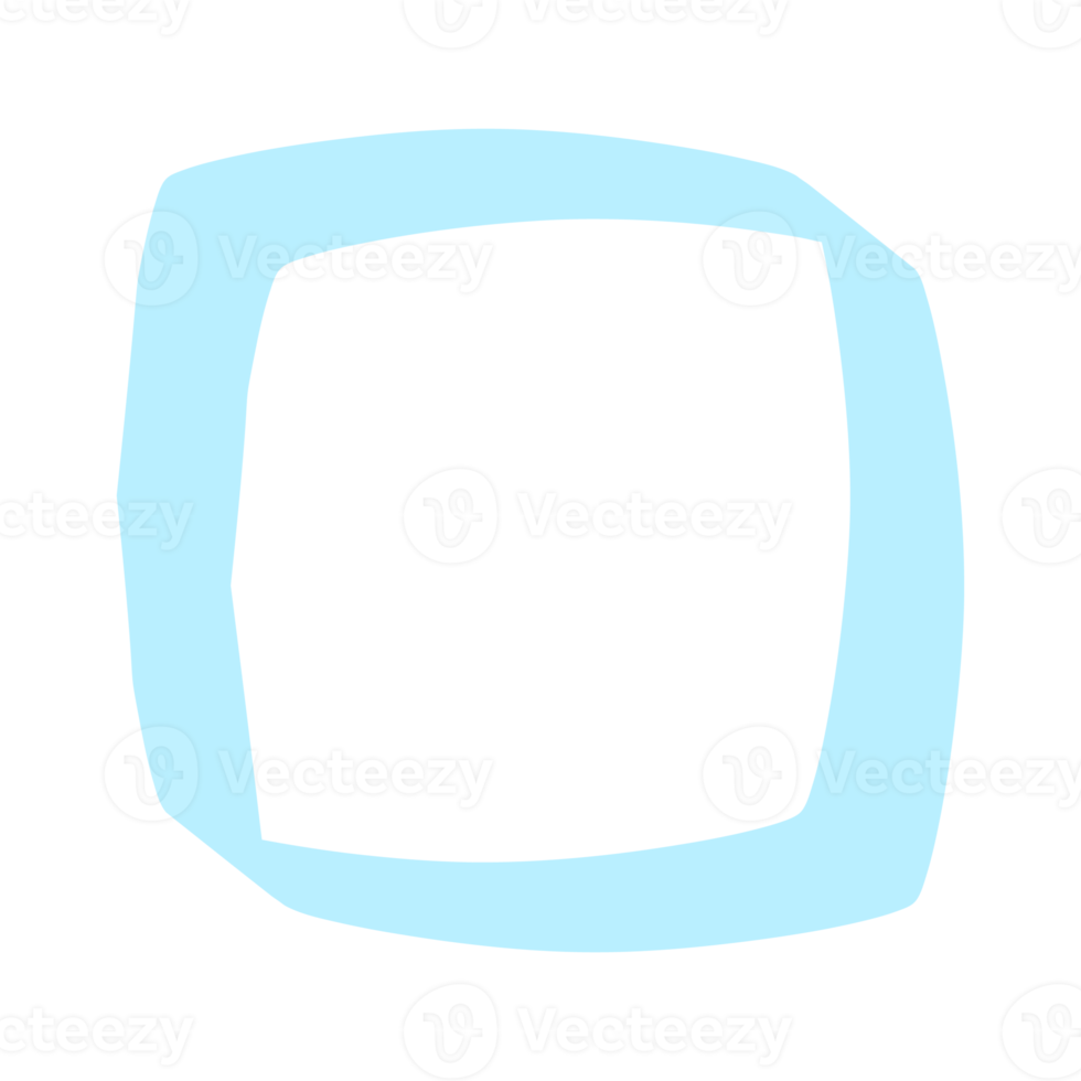 Basic Shape Figures Drawn Using Highlighter Marks png