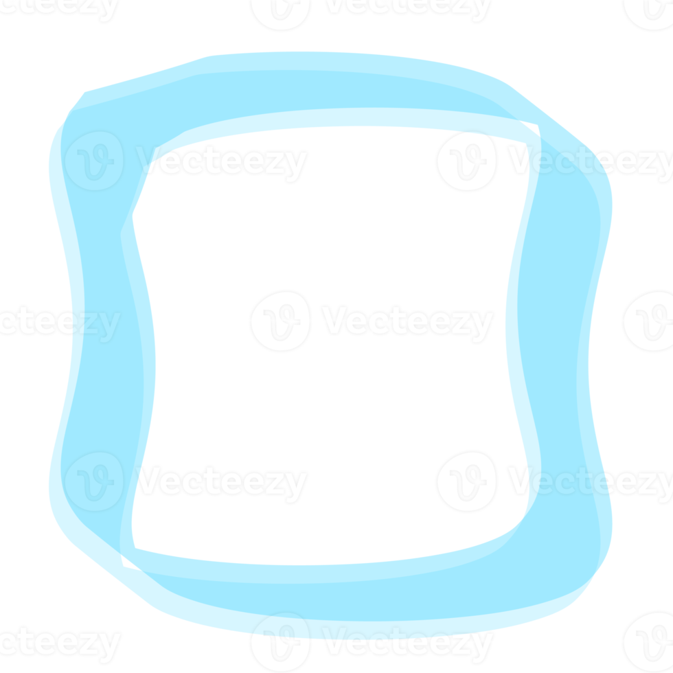 Basic Shape Figures Drawn Using Highlighter Marks png