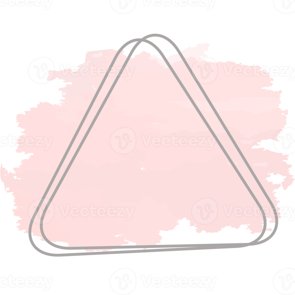 Watercolor Basic Shape Abstract Figures Drawn Using Line png