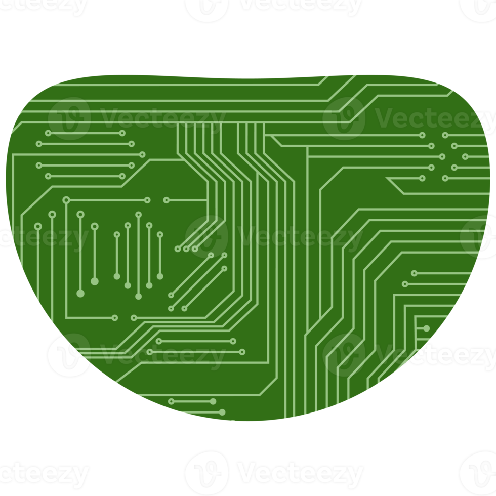 tryckt krets styrelse pcb grundläggande form png