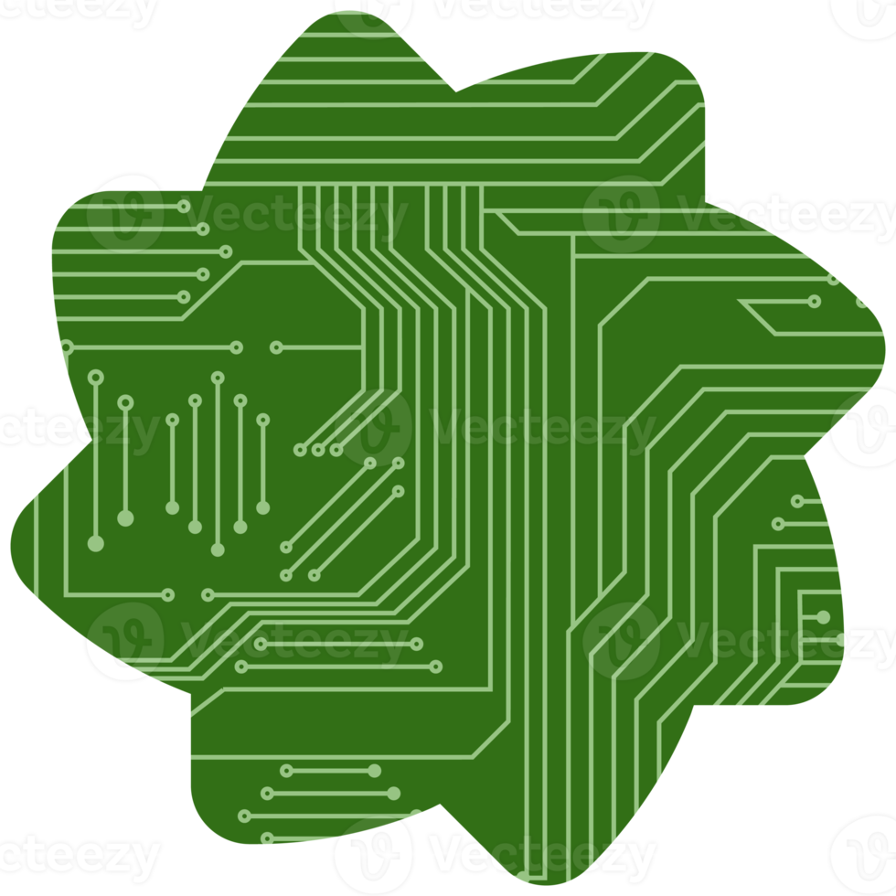 tryckt krets styrelse pcb grundläggande form png