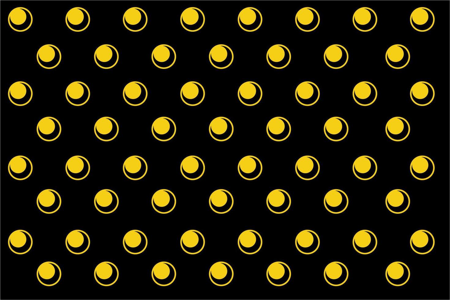 vector design with small yellow dots on a black background