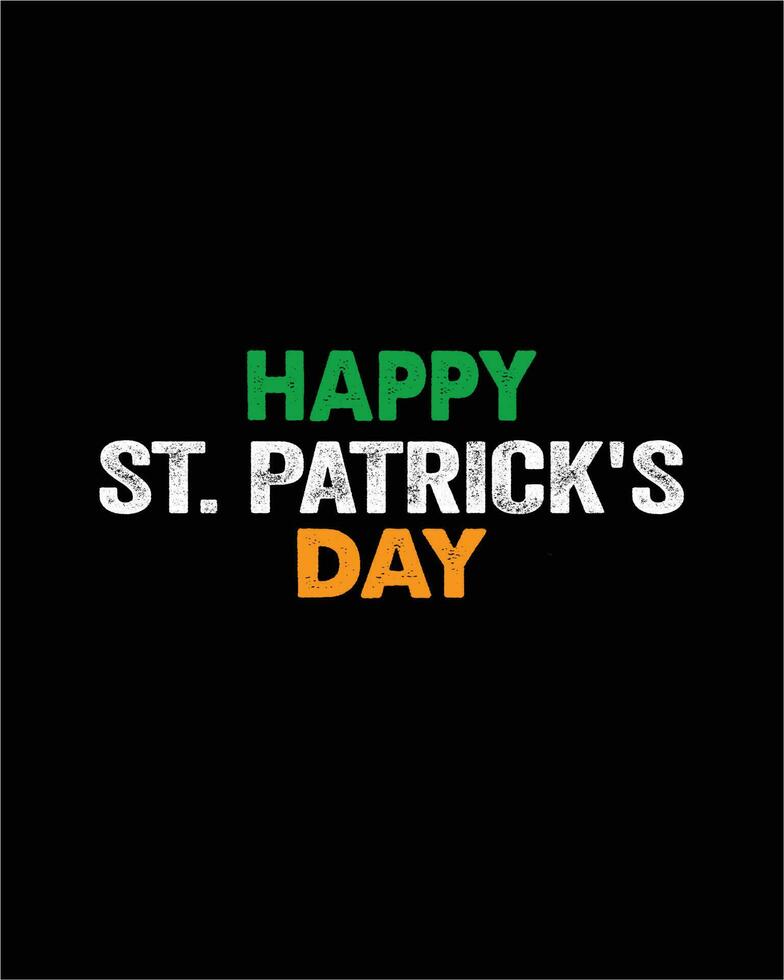 Saint Patrick Day T-shirt Design vector