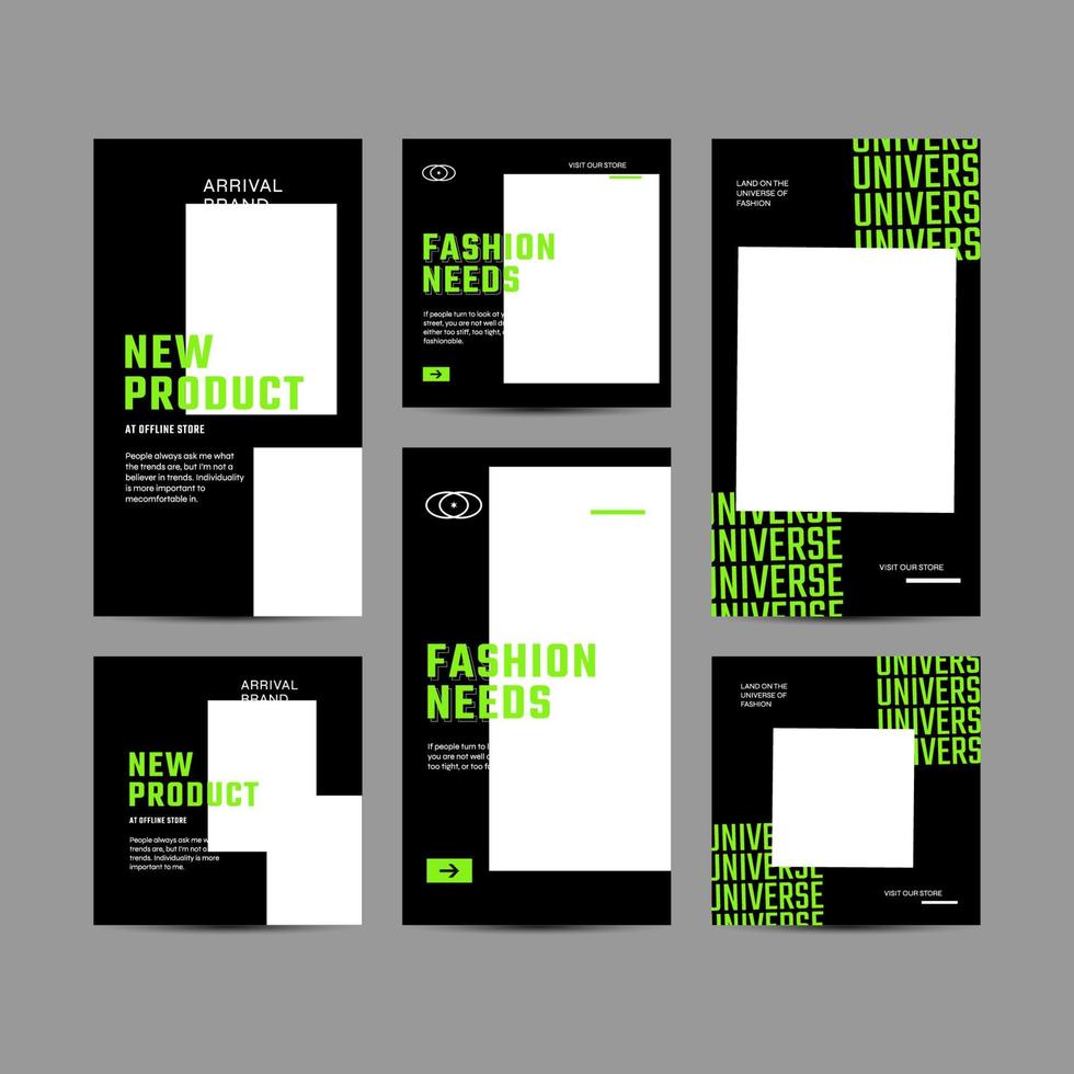 Urban Theme and Editable Modern Template for Social Media vector