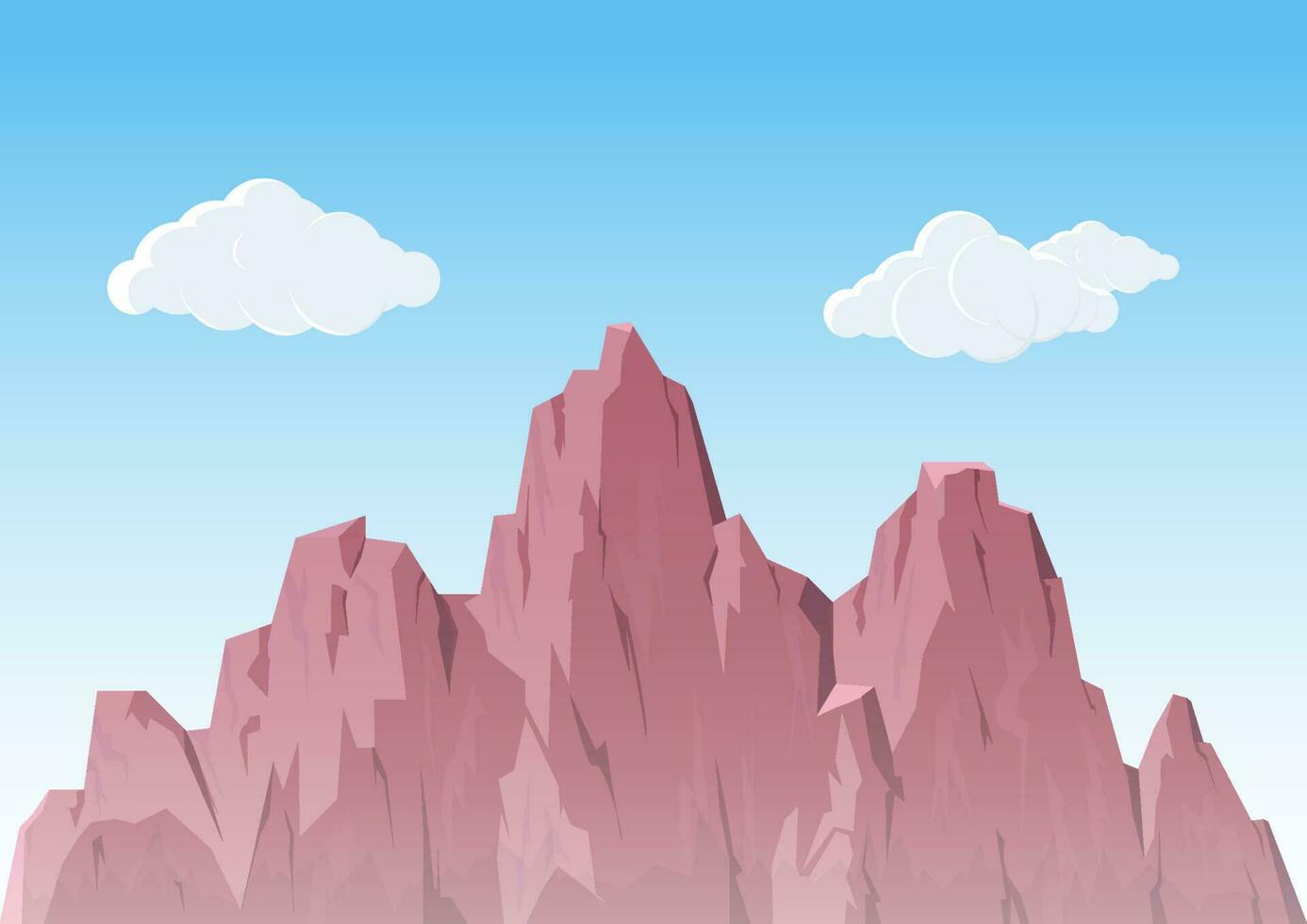 ilustración de un montaña antecedentes vector