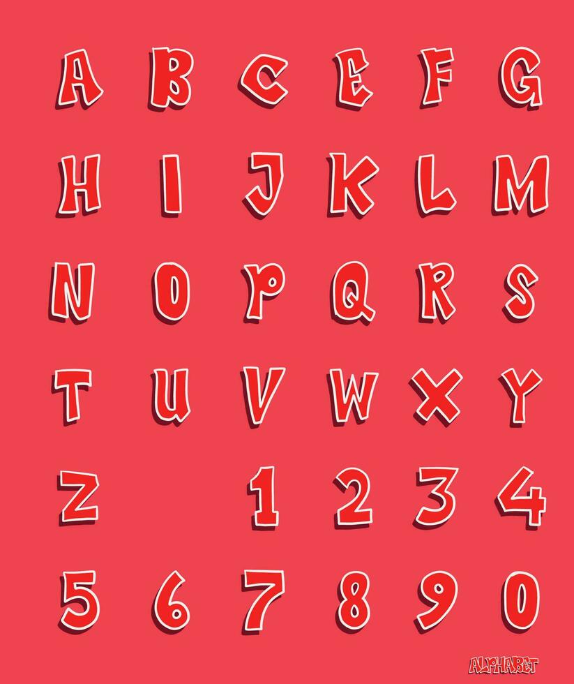 hand drawn alphabet letters with education concept vector