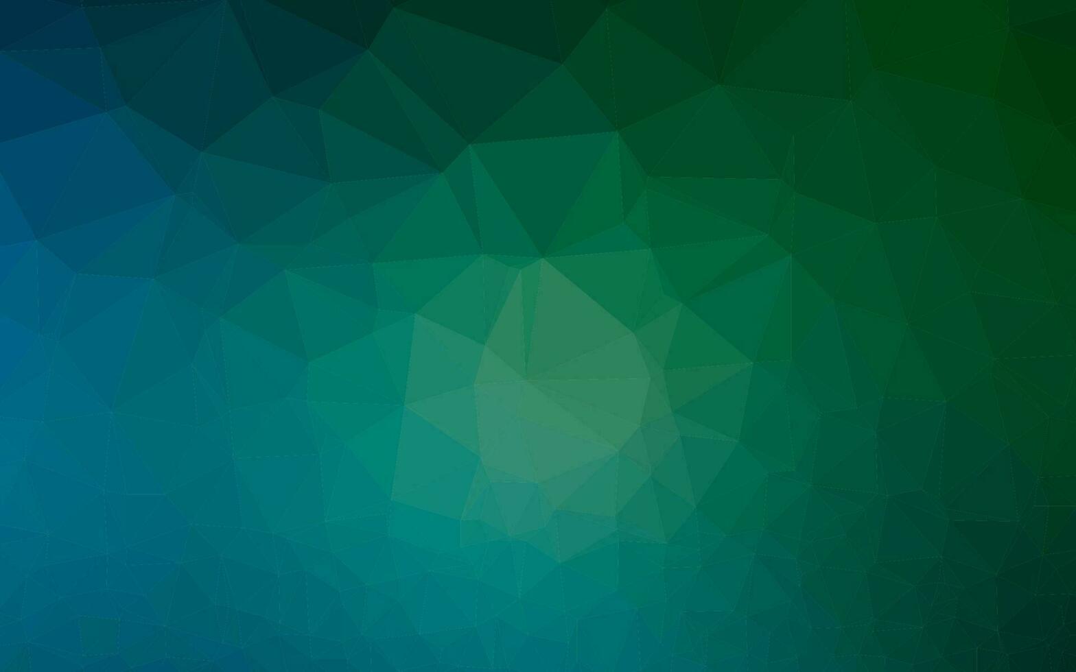 Dark Blue, Green vector shining triangular template.